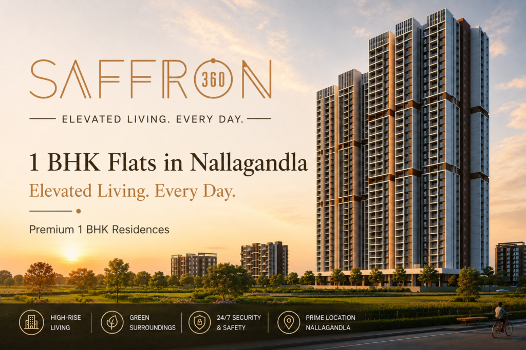 1 BHK Flats in Nallagandla