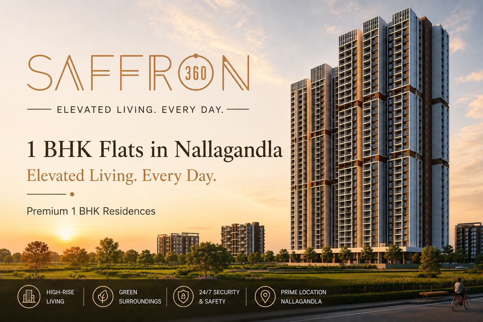 1 BHK Flats in Nallagandla