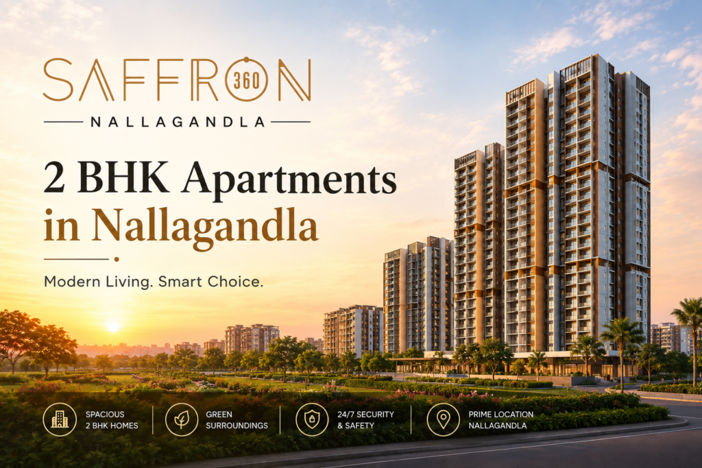 2 BHK apartments in Nallagandla