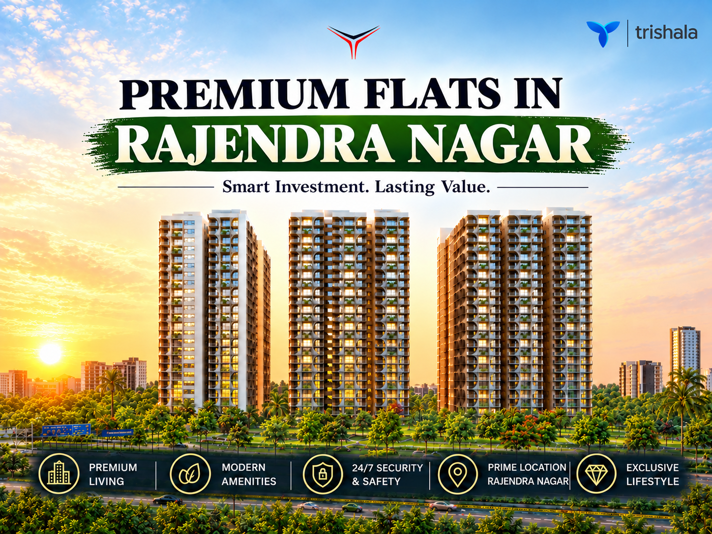 Premium Flats in Rajendra Nagar